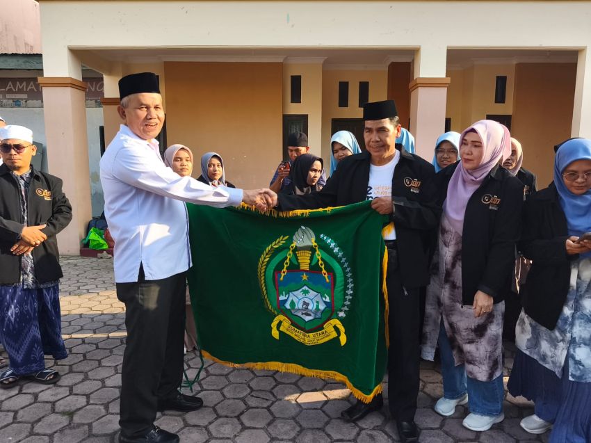 Plt. Kabag TU Lepas Kontingen Sumut Menuju MQKI 2025