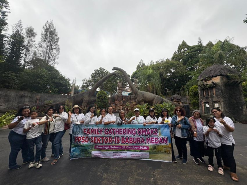 Maruli Siahaan Fasilitasi Omak-Omak PPSD Siahaan Babura Family Gathering ke Hill Park  Medan, Bukan hanya anak sekolah Minggu gereja yang dipasilitasi