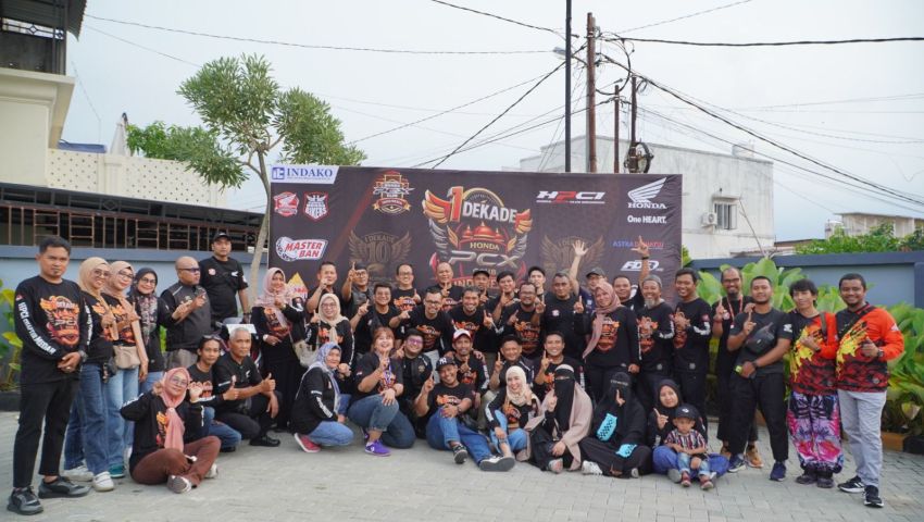 Perayaan 1 Dekade Honda PCX Indonesia Berlangsung Meriah