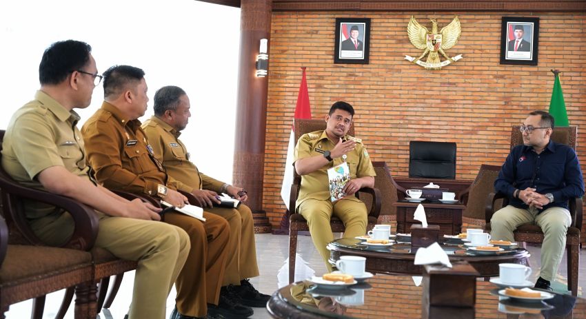 Kebut Program CERDAS, Gubernur Bobby Nasution Ingin Empat Kawasan di Sumut Tidak Blank Spot