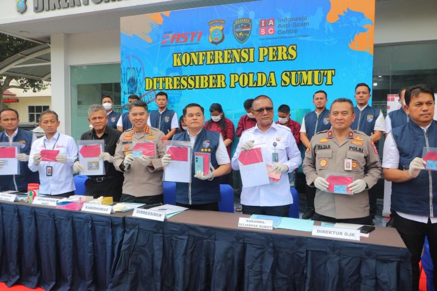 Satgas PASTI Bersama Polda Sumut Tangkap Pelaku Penipuan 