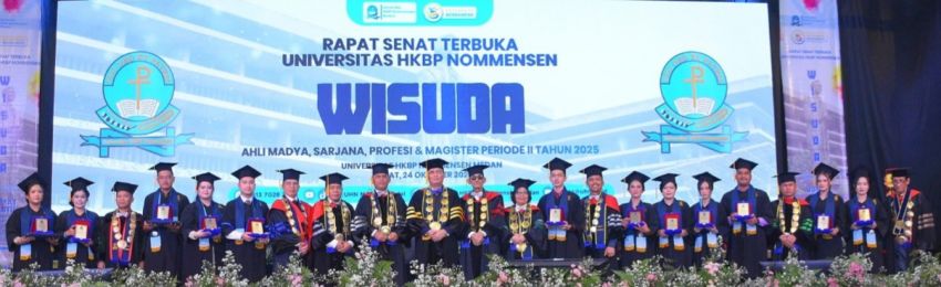 Lantik 1.000 Wisudawan, Rektor Universitas HKBP Nommensen Medan Tegaskan Pentingnya Pendidikan Berbasis Outcome dan Berdaya Saing Internasional