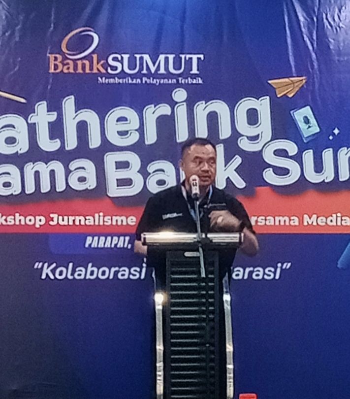 Workshop Bank Sumut dengan Media, Ketua PWI Sumut Ingatkan Wartawan Berpegang pada KEJ