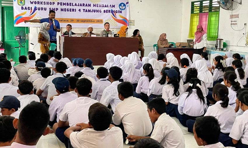 TNI–POLRI Bagikan Bubur Gratis dan Edukasi Kesehatan untuk Ratusan Siswa di Sergai