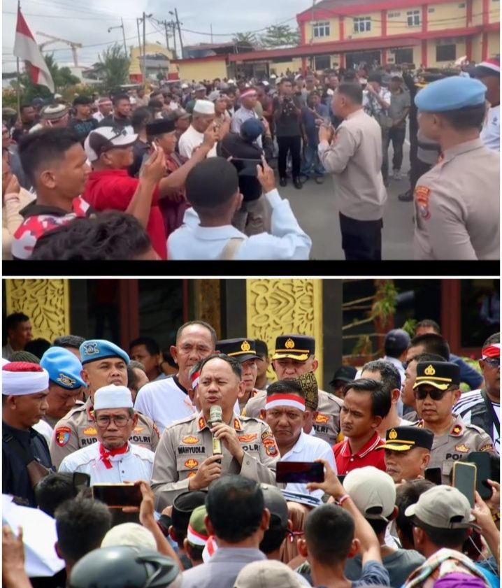 Begal dan Narkoba Marak, Warga Medan Utara Gelar Demo ke Polres Pelabuhan Belawan