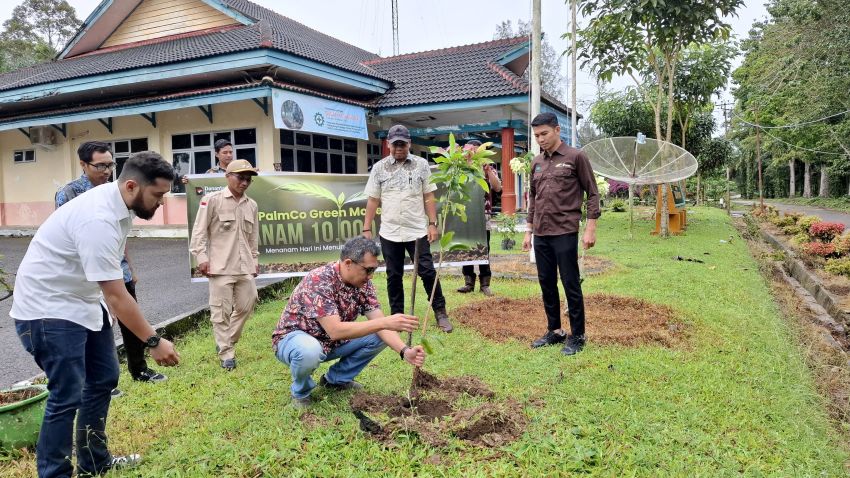 PTPN IV Kebun Bah Birung Ulu Dukung Program Gerakan Tanam Pohon