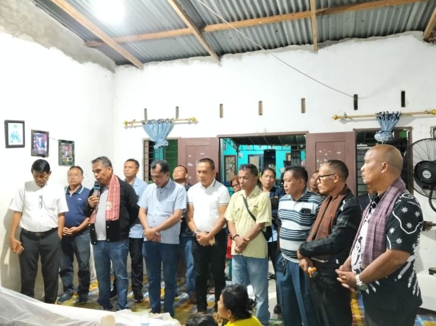 Anggota PPSD Siahaan Sek 2 Amplas Meninggal, Anggota DPR RI Maruli Siahaan Datang Berikan Penghiburan