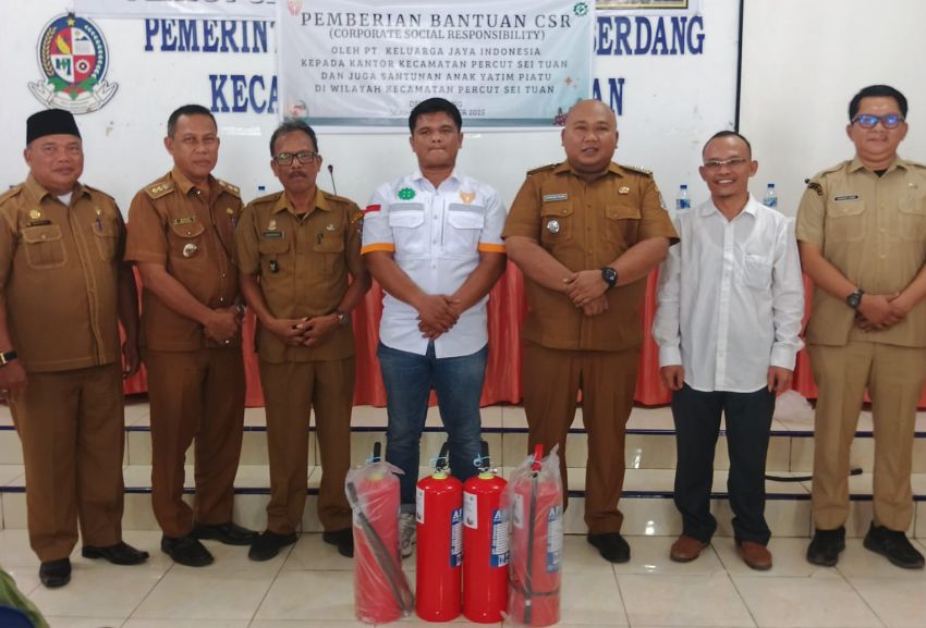 PT KJI Silaturrahmi Dengan Perangkat Kecamatan Percut Sei Tuan