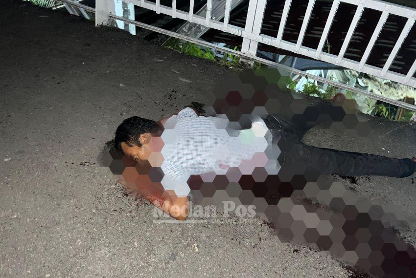 Pria Ditemukan Tergeletak Bersimbah Darah di Titi Gantung Medan, Diduga Kuat Korban Penganiayaan Berujung Maut