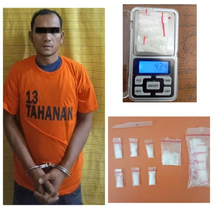 Pemilik Narkoba di Bhakti Karya Binjai Selatan Ditangkap Polres Binjai