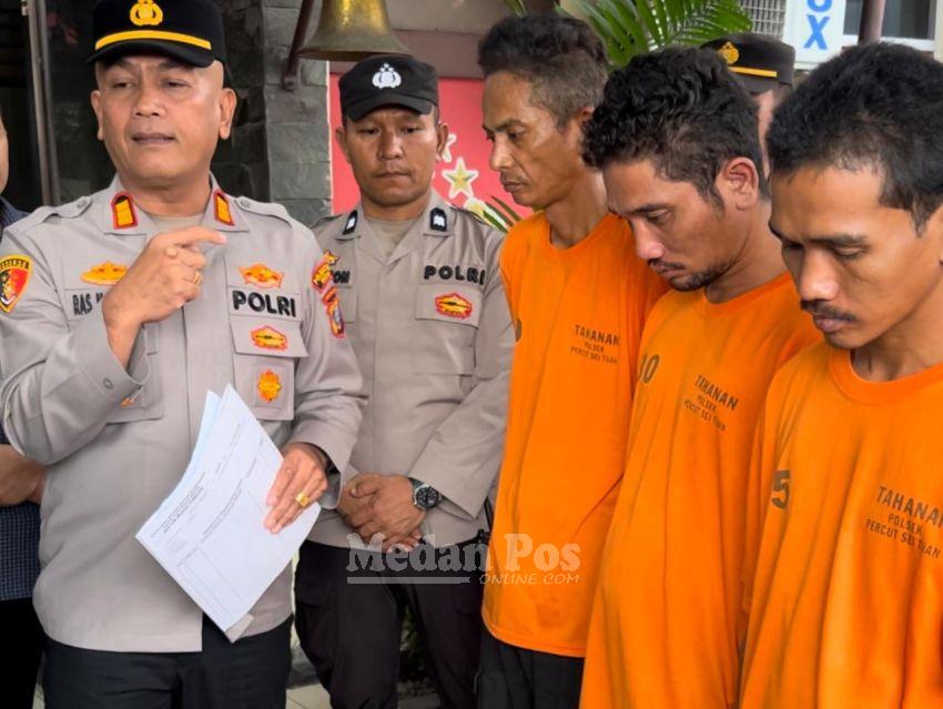 Kantor Desa dan Showroom di Percut Dibobol, 3 Pelaku Spesialis Pencurian Diringkus