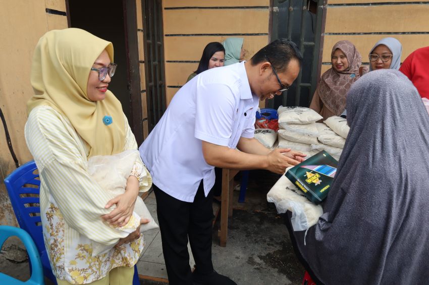 Wakil Wali Kota Tanjungbalai Kembali Kunjungi dan Bersilaturahmi Bersama Warga Korban Kebakaran di Jalan Taqwa Kelurahan Pantai Burung