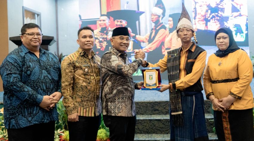 Bupati Bersama  Forkopimda Hadiri Pisah Sambut Kajari Simalungun