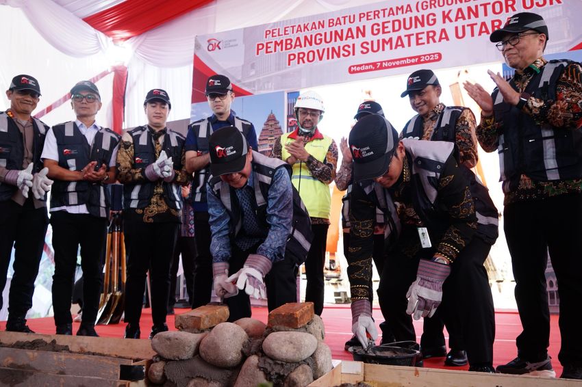 OJK Bangun Gedung Kantor di Medan Perkuat Layanan Publik