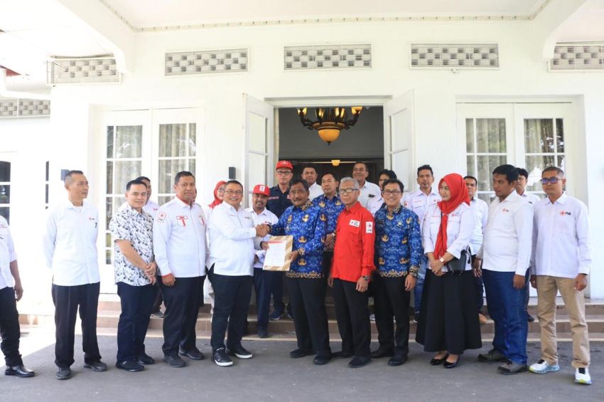 Walikota Binjai Terima Pengurus PMI