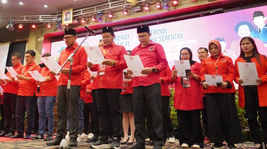 Agustiawan Saragih Pimpin DPC PDI Perjuangan Deli Serdang