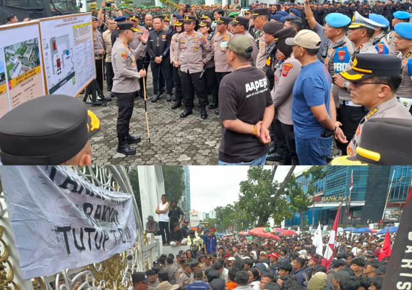 Sekber Gerakan Oikumenis Apresiasi Kapolrestabes Medan Pengamanan Aksi Damai “Tutup PT TPL”