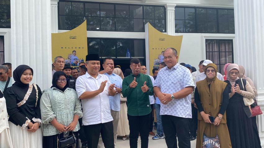 Anggota DPR RI Sugiat Santoso Bersilaturahmi Bersama Konten Kreator dari Kabupaten Asahan