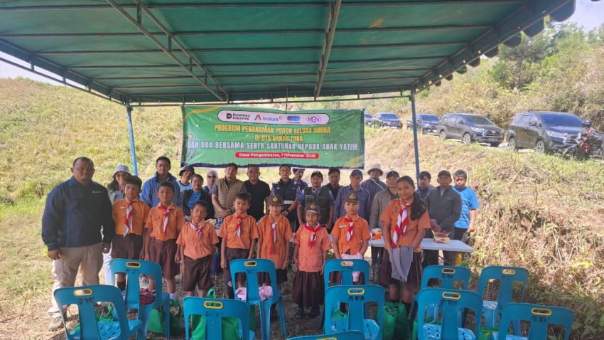 Inalum Tanam 600 Pohon,Tanda Dimulainya Penghijauan 500 Hektar si DTA Danau Toba