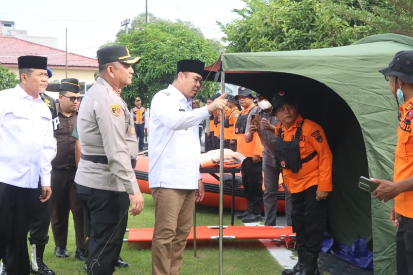 Apel Tanggap Darurat Bencana, Forkopimda Batu Bara Cek Kesiapan Personel dan Prasarana