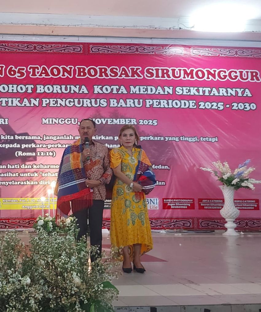 Anggota DPR RI Maruli Siahaan Berharap Perkumpulan Borsak Sirumonggur Kota Medan Bermanfaat Bagi Masyarakat