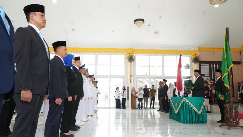 Bupati Lantik 86 Pejabat Struktural dan Fungsional Langkat, Tegaskan Rotasi Sebagai Penguatan Kinerja Pemerintahan
