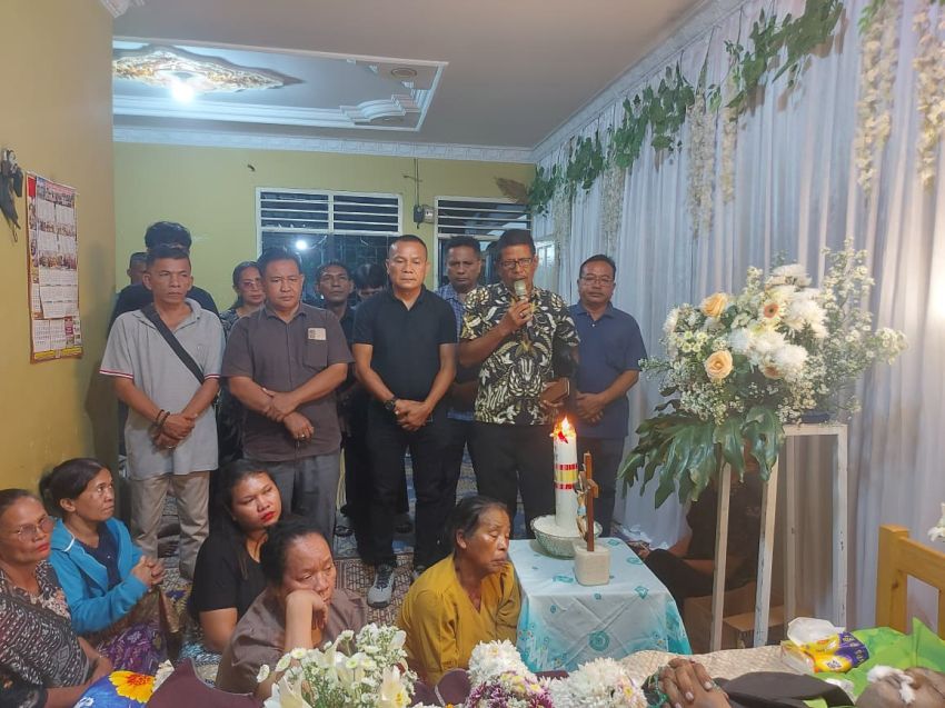 Maruli Siahaan Anggota DPR RI Komisi XIII Kunjungan Sosial ke Rumah Anggota PPSD Siahaan Sektor 1