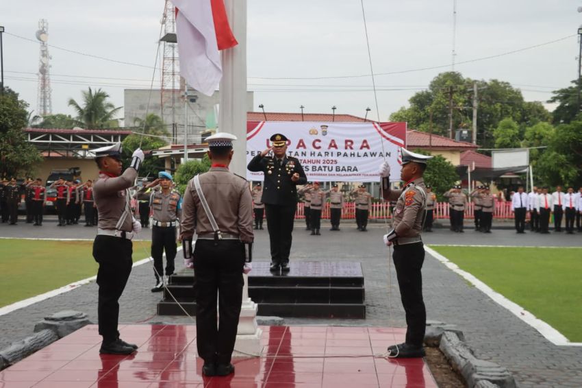 Kapolres Batu Bara Ingatkan Personel Teladani Nilai Kepahlawanan Dalam Menjalankan Tugas