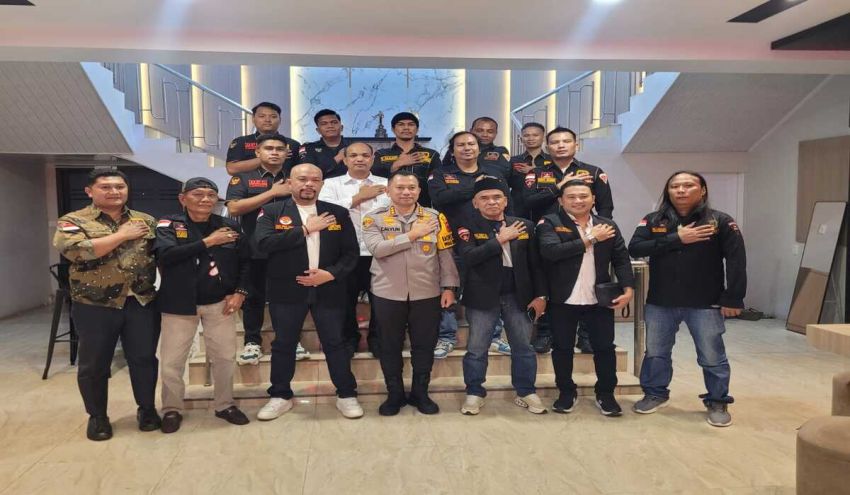 Kapolrestabes Medan Terima Audiensi GRIB Jaya : Komit Membina Ormas Secara Baik