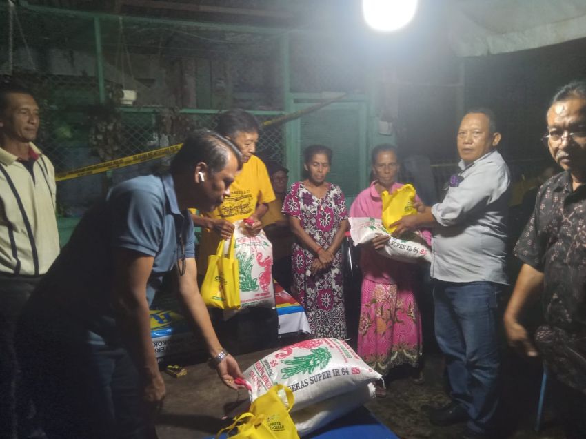 Anggota DPR RI Maruli Siahaan Beri bantuan Korban Kebakaran di Dapil Sumut I