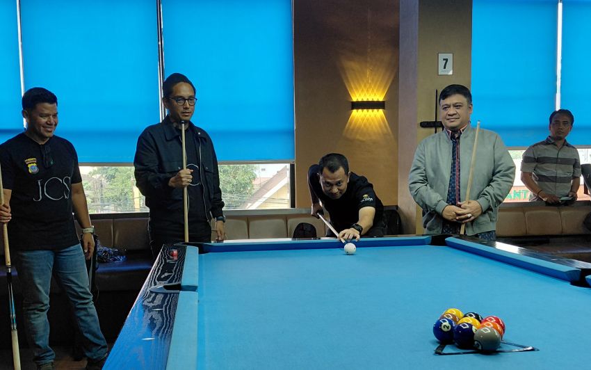 Turnamen Biliar Kapolrestabes Cup 2025 Simbol Persatuan Warga Kota Medan : Ini Pesan Kombes Pol Calvijn