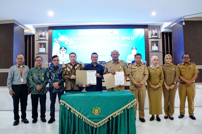 Pemkab Langkat MoU Bank Sumut, Syah Afandin: Bank Sumut Mitra Utama Pemerintah Langkat