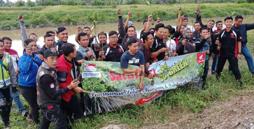 Jejak Hijau Bikers Honda Siap Tanam Ribuan Pohon