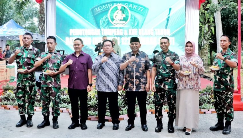 HUT Yonif 122/TS: Bupati Simalungun Harapkan untuk Solid, Kuat, dan Berikan Pelayanan Terbaik Bagi Masyarakat