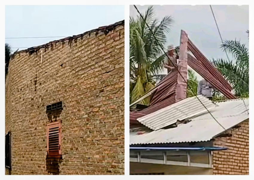 Atap 3 Rumah Warga di Lima Puluh Pesisir Diterbangkan Angin Puting Beliung