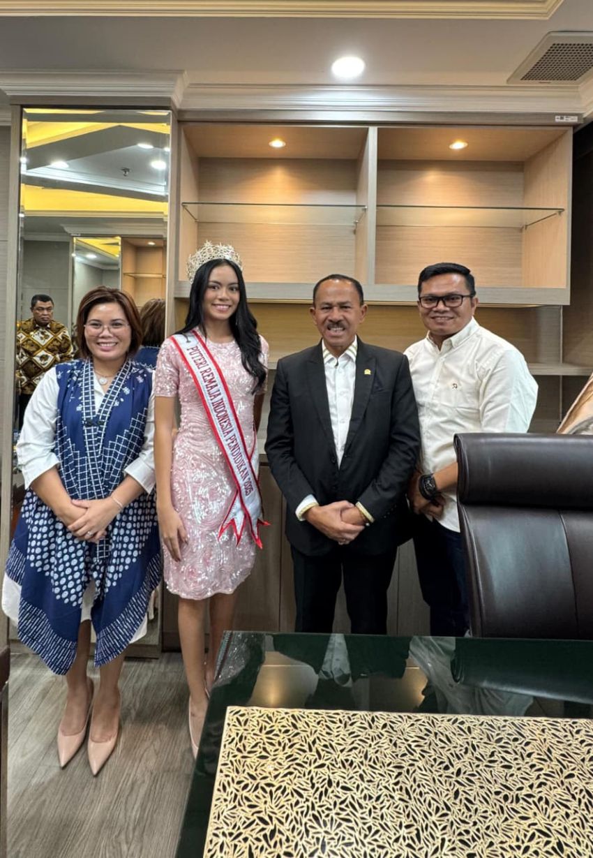 Sharon Jireh Zion Simbolon Putri Remaja Indonesia Pendidikan 2025 Temui Anggota DPR RI Dr Maruli Siahaan SH.MH