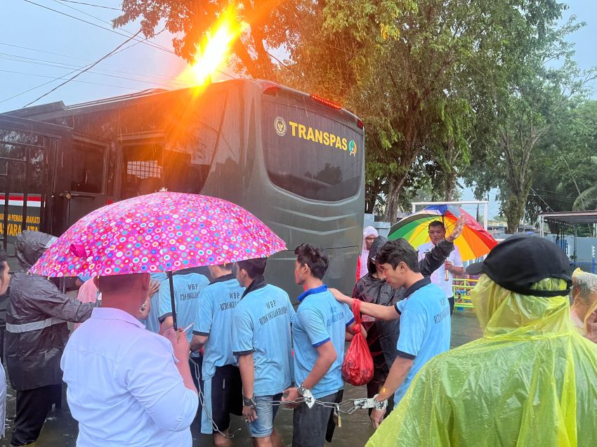 Rutan Pangkalan Brandan Langkat Terendam Banjir,  435 WBP Dievakuasi