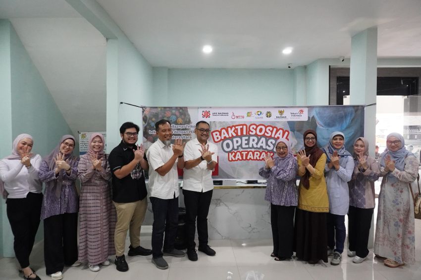 Telkom Regional 1 dan UPZ BAZNAS Telkom Gelar Operasi Katarak Gratis untuk Masyarakat
