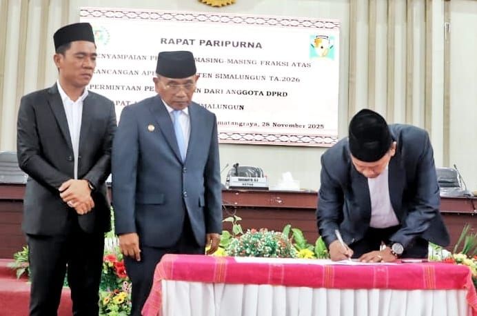 DPRD Setujui R-APBD Kabupaten Simalungun TA 2026