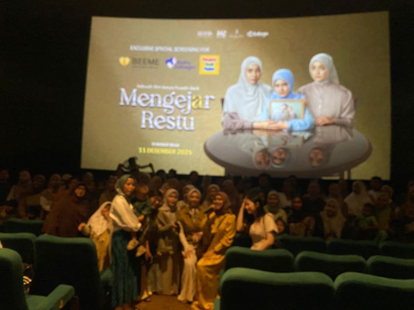 Kolaborasi Ibuku Bahagia dan BeeMe Gelar Nobar &ldquo;Mencari Restu&rdquo; Serentak di Tiga Kota