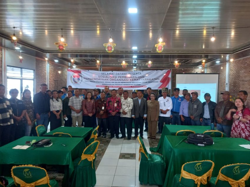 Badan Kesbangpol Humbahas Laksanakan Sosialisasi Pembinaan dan Pemberdayaan Ormas dan LSM