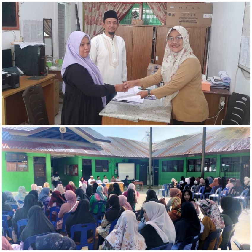 Komite Sampaikan LPJ, Kamad Nurhayati Apresiasi Kinerja Komite Yang Telah Mendukung Penuh Kegiatan Di MTsN