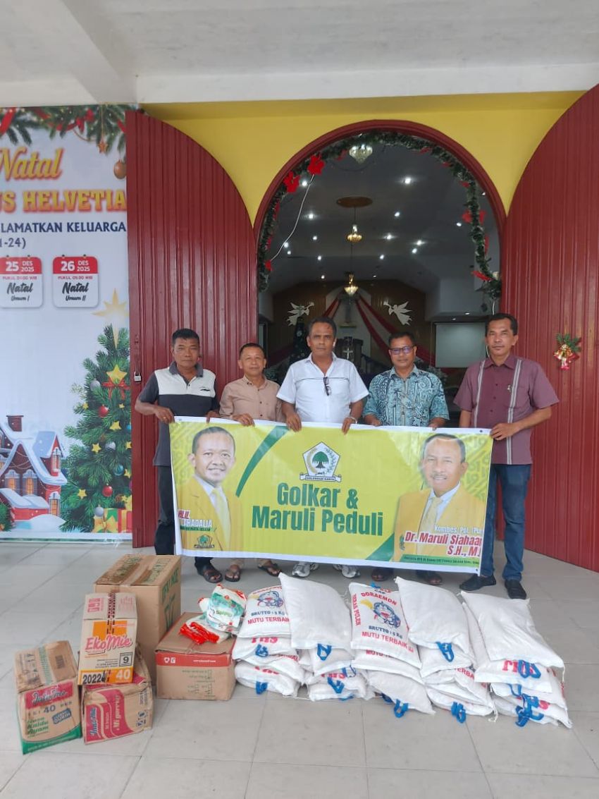 Anggota DPR RI Fraksi Golkar Maruli Siahaan Kembali Sambangi Warga Korban Banjir, Berikan Bantuan di 4 Lokasi Medan Helvetia