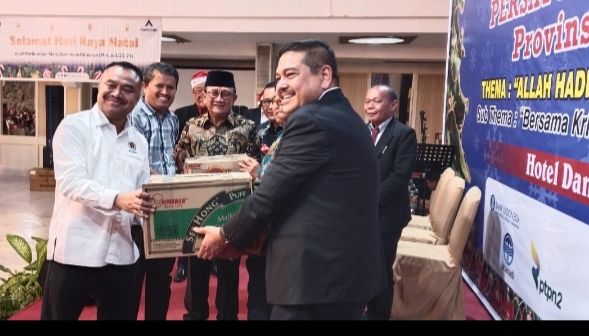 Panitia Natal PWI Sumut Tahun 2025 Berikan Bantuan Kepada Wartawan Terdampak Banjir dan Longsor