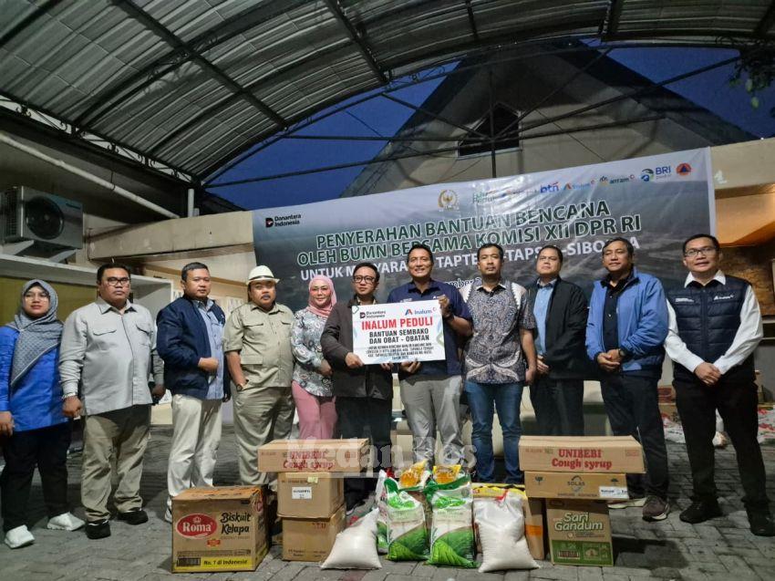 INALUM Salurkan Sejumlah Bantuan Kemanusian Untuk Korban Bencana di Sumatera