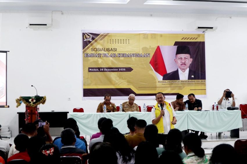 Anggota DPR RI Maruli Siahaan Sosialisasi 4 Pilar MPR RI, Kuatkan Nilai-Nilai Kebangsaan