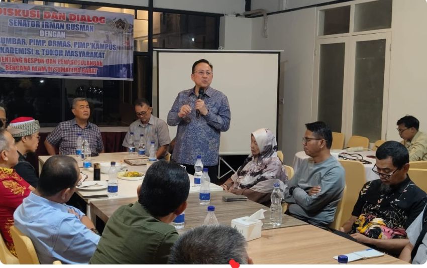 Irman Gusman: Sumbar Tak Bisa Pulih Jika Bergerak Sendiri-sendiri