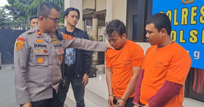 Polsek Sunggal Tembak Residivis Spesialis Curas Sepeda Motor