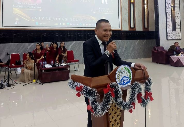 Hadiri Perayaan Natal Universitas Senior, Maruli Siahaan Ajak Mahasiswa Jadi Agen Pembawa Damai dan Persatuan