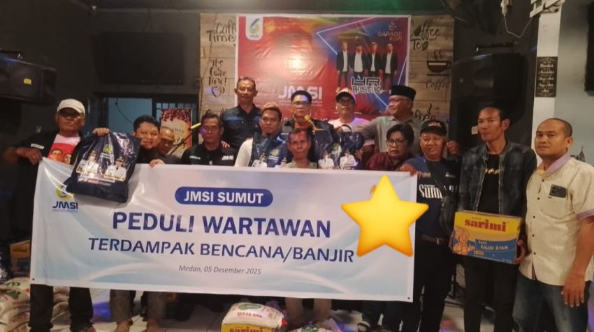 JMSI Sumut Gelar Celebration Night dan Donasi Untuk Bantuan untuk Wartawan dan Masyarakat Terdampak Bencana&nbsp;